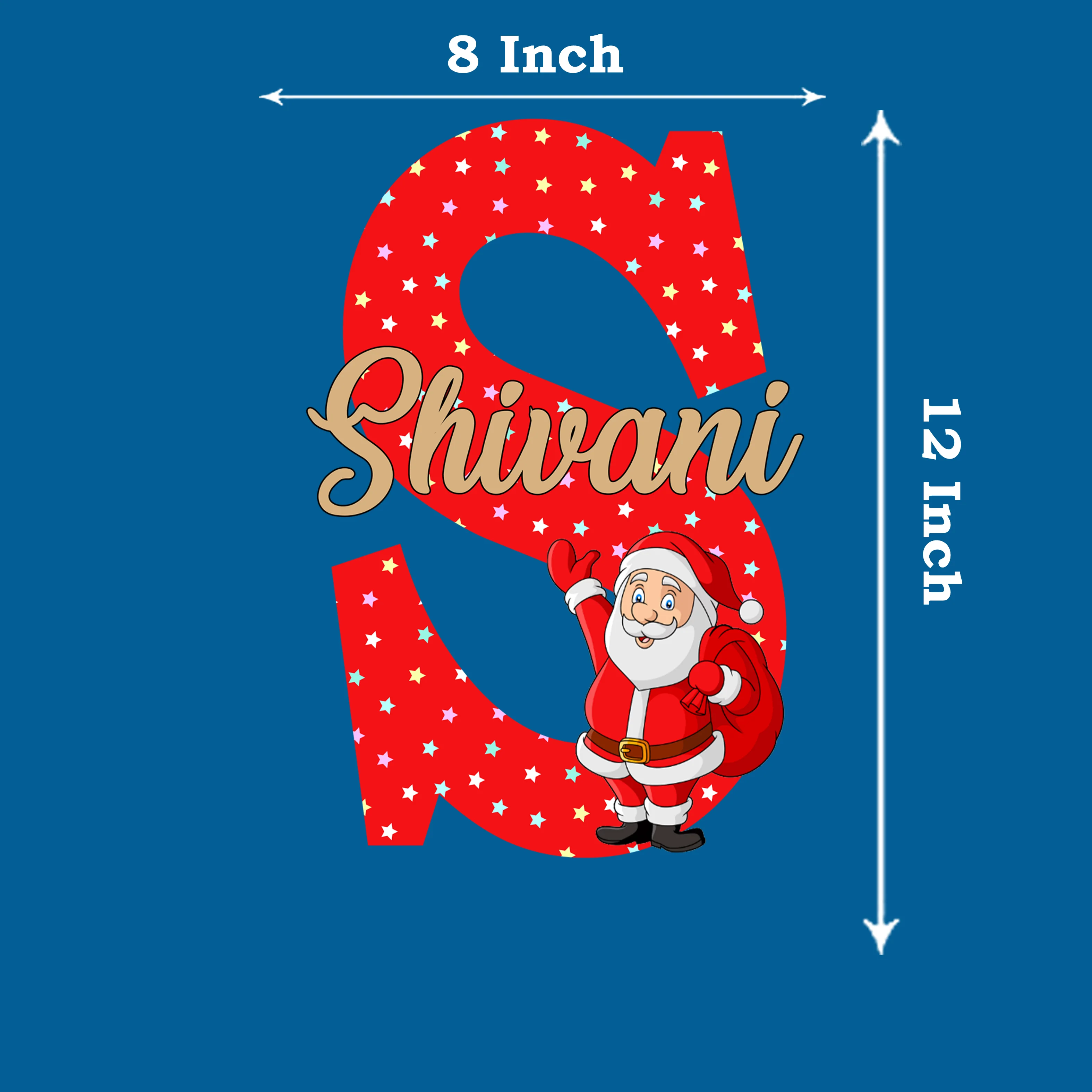 Santa Clause Theme Name Plate - Image 3