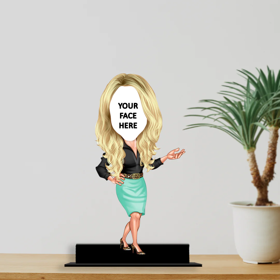 Sassy Female Boss Caricature - Image 2