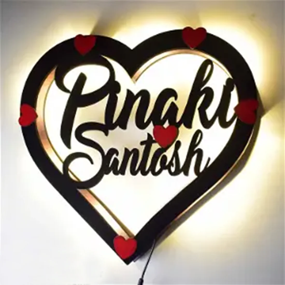 Heart Couple Lamp(Any Names Can be Done) - Image 6