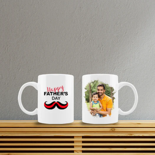 Father's Day Special Mug with message and photo