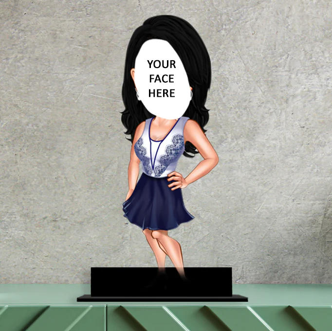 Personalsied Female Caricature - Image 2
