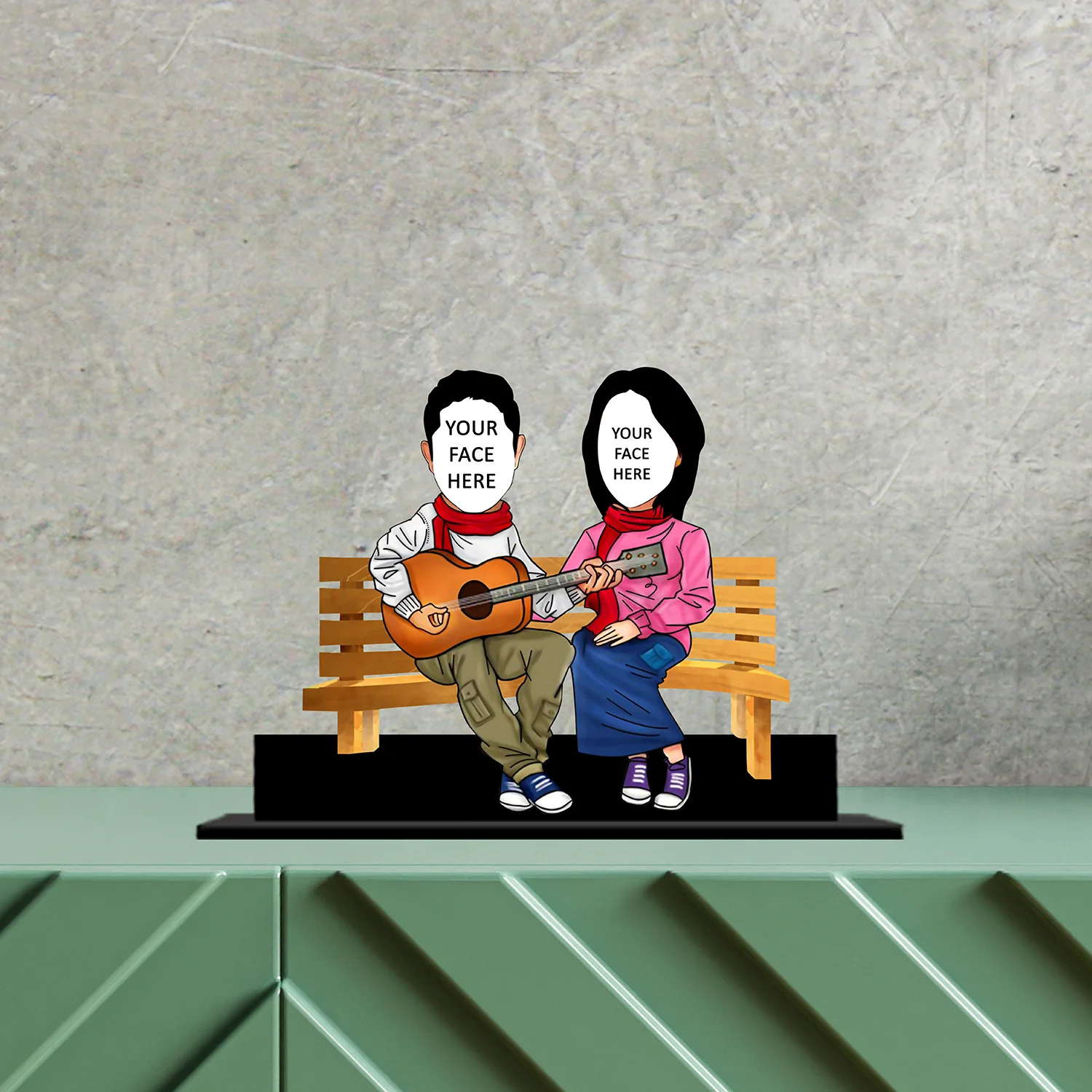 Couple on a vacation Caricature - Image 2