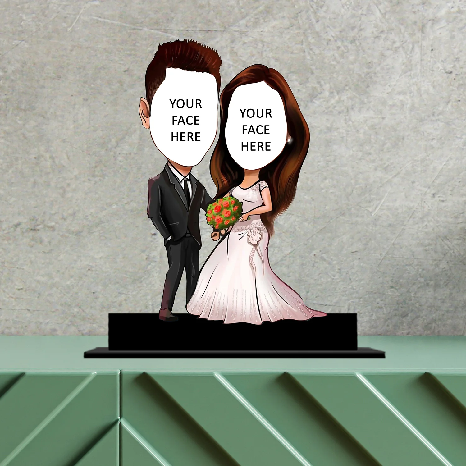 Personalsied Lovers Caricature - Image 2