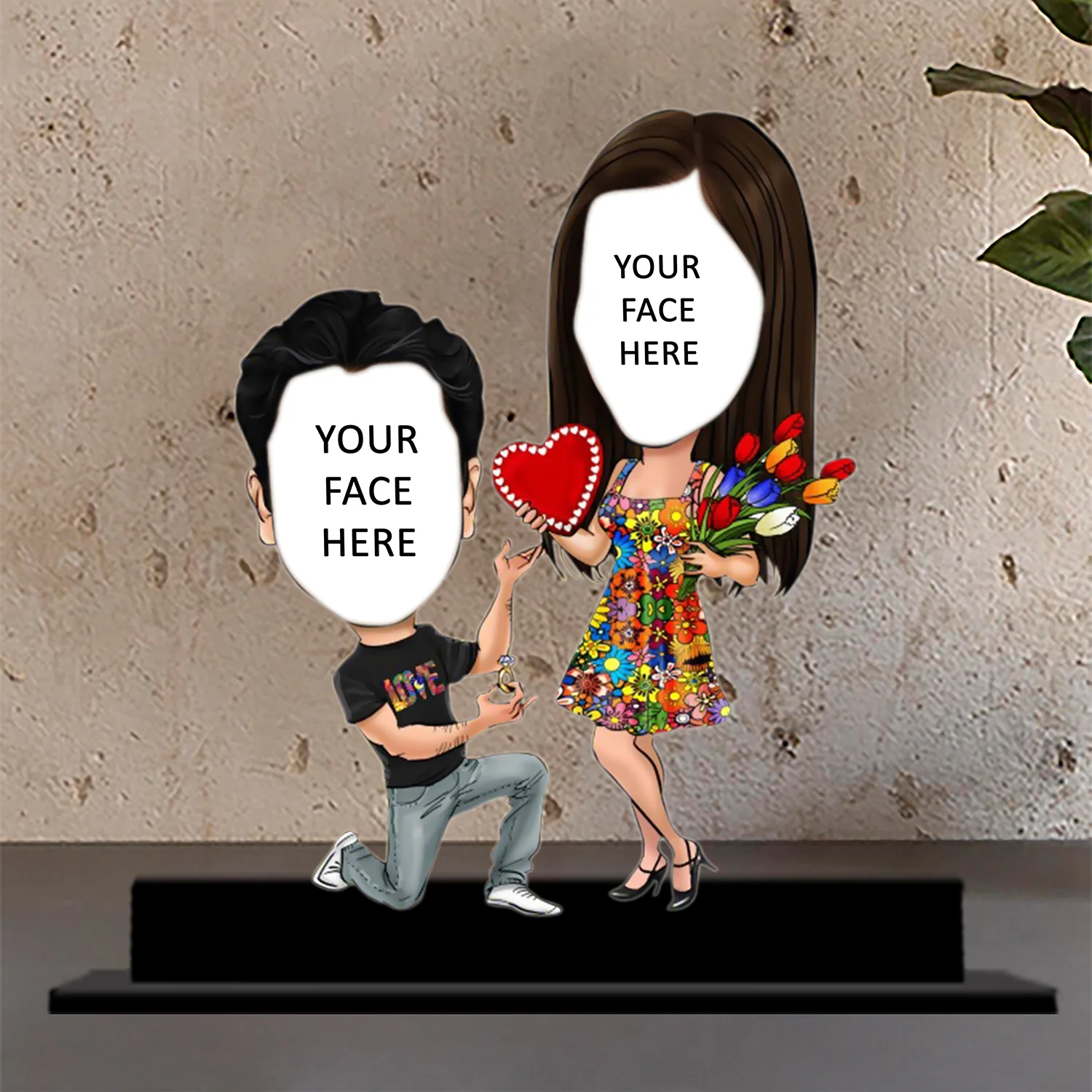 Proposal Couple Caricature - Image 2