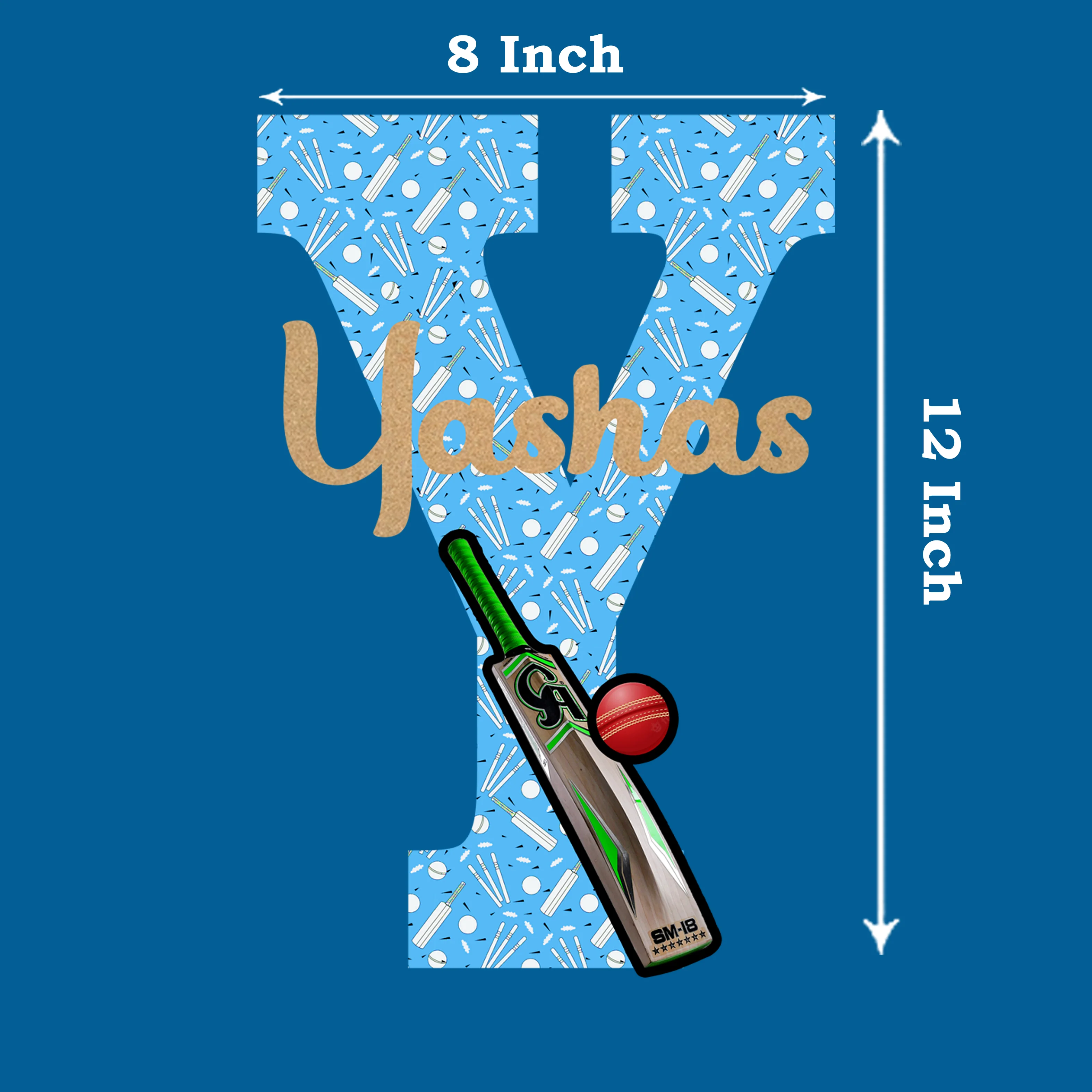 Cricket Theme Name Plate - Image 3