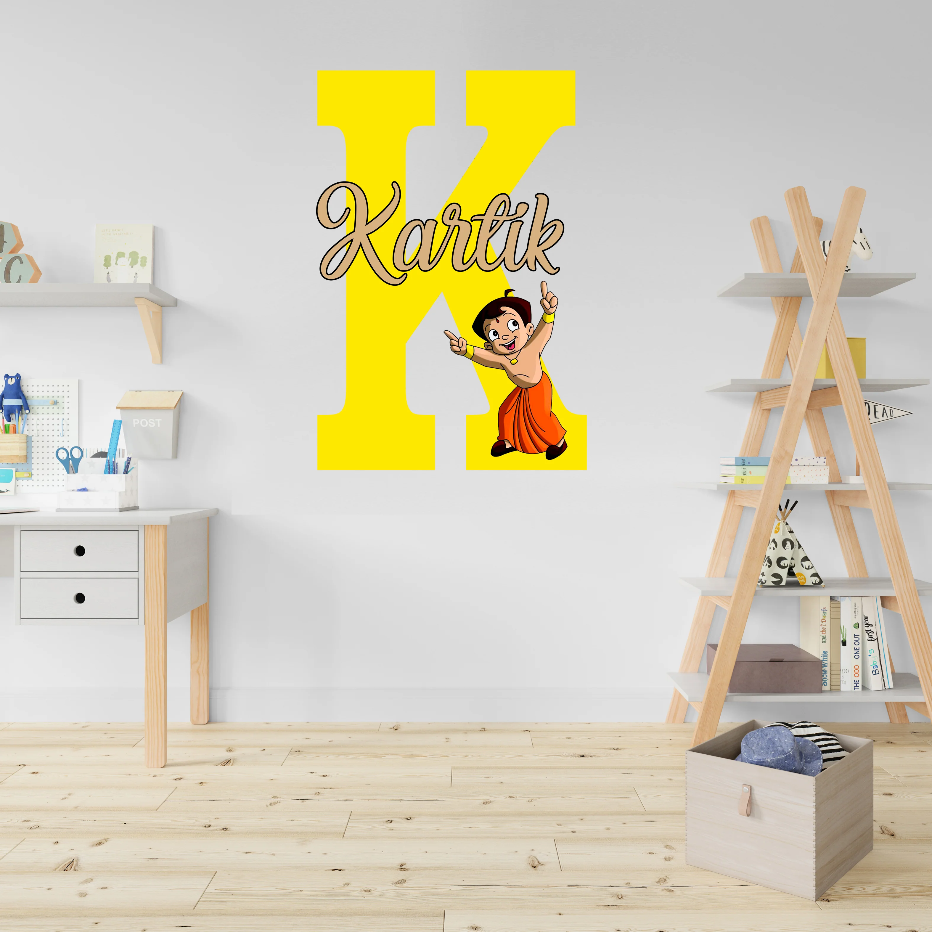 Chota Bheem Theme Name Plate