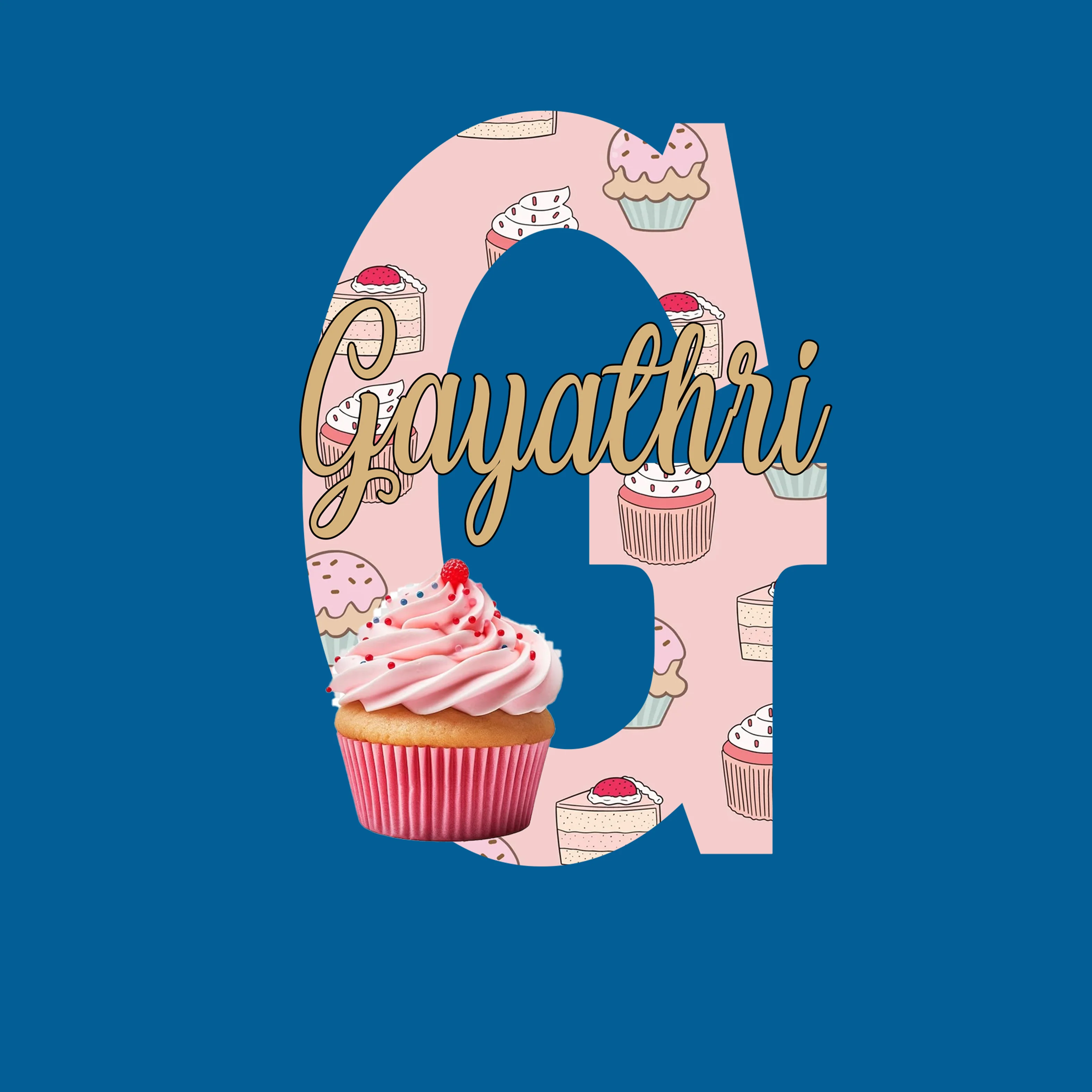 Cupcake Theme Name Plate - Image 2