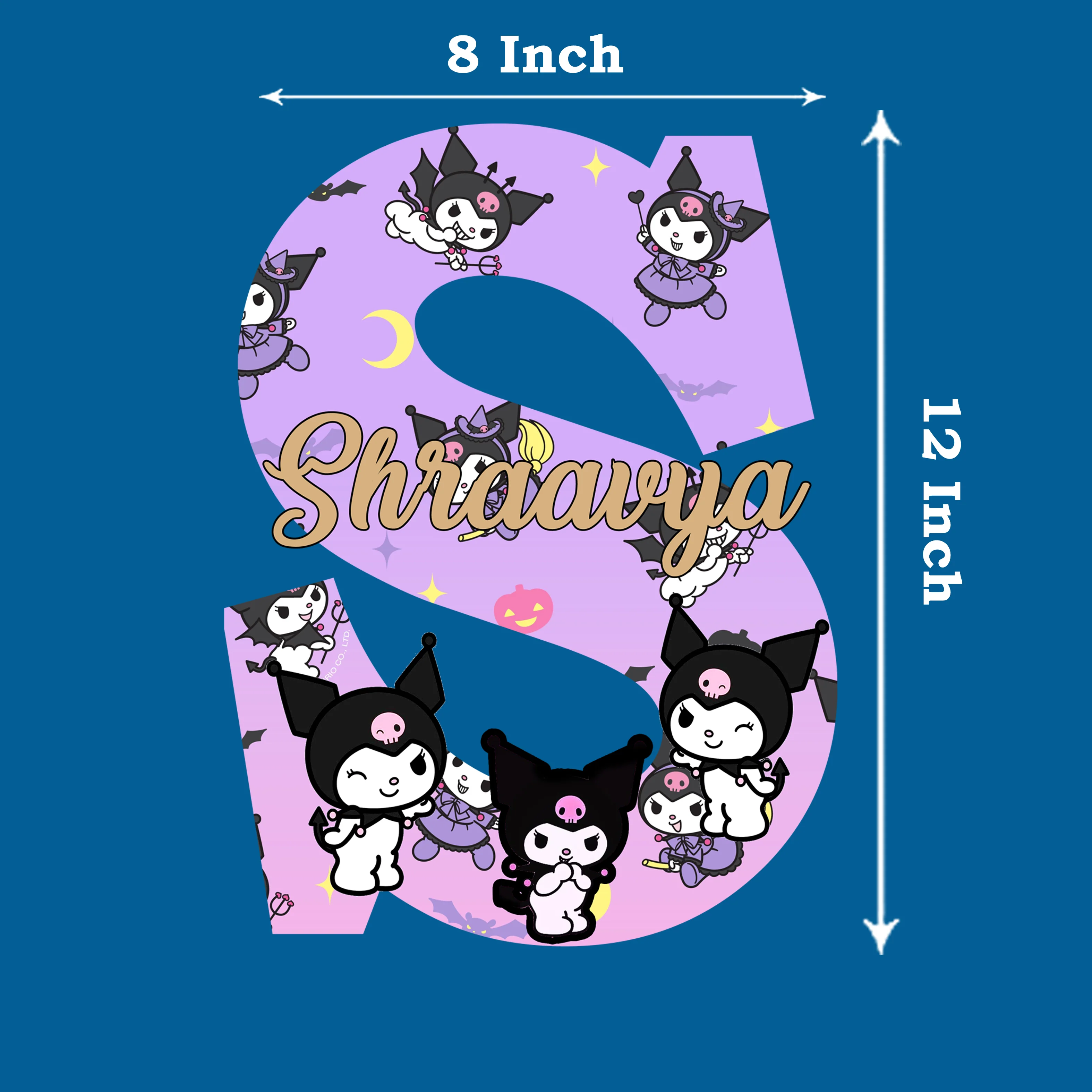 Kuromi Theme Name Plate - Image 3