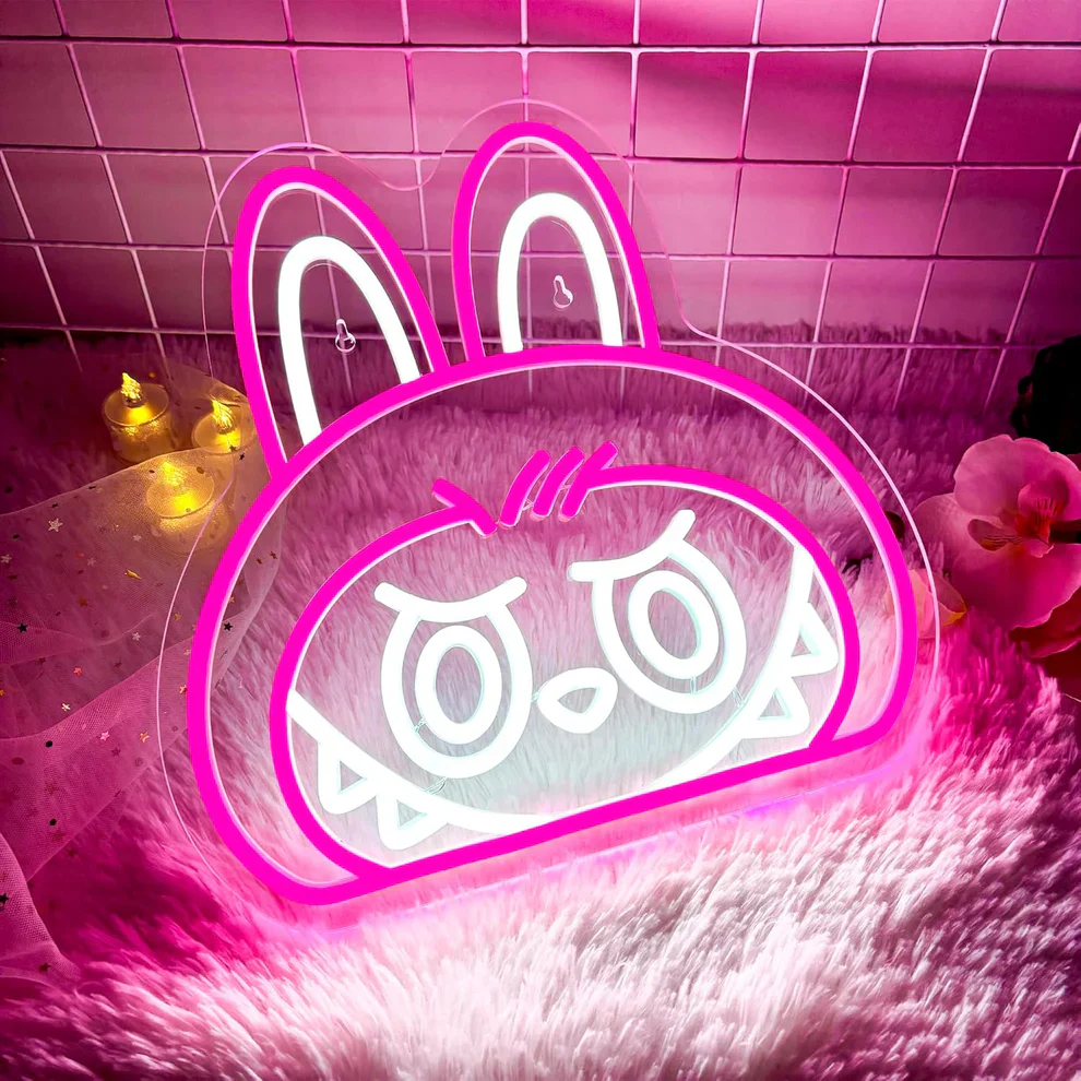 Labubu Neon Light pink color - Image 2