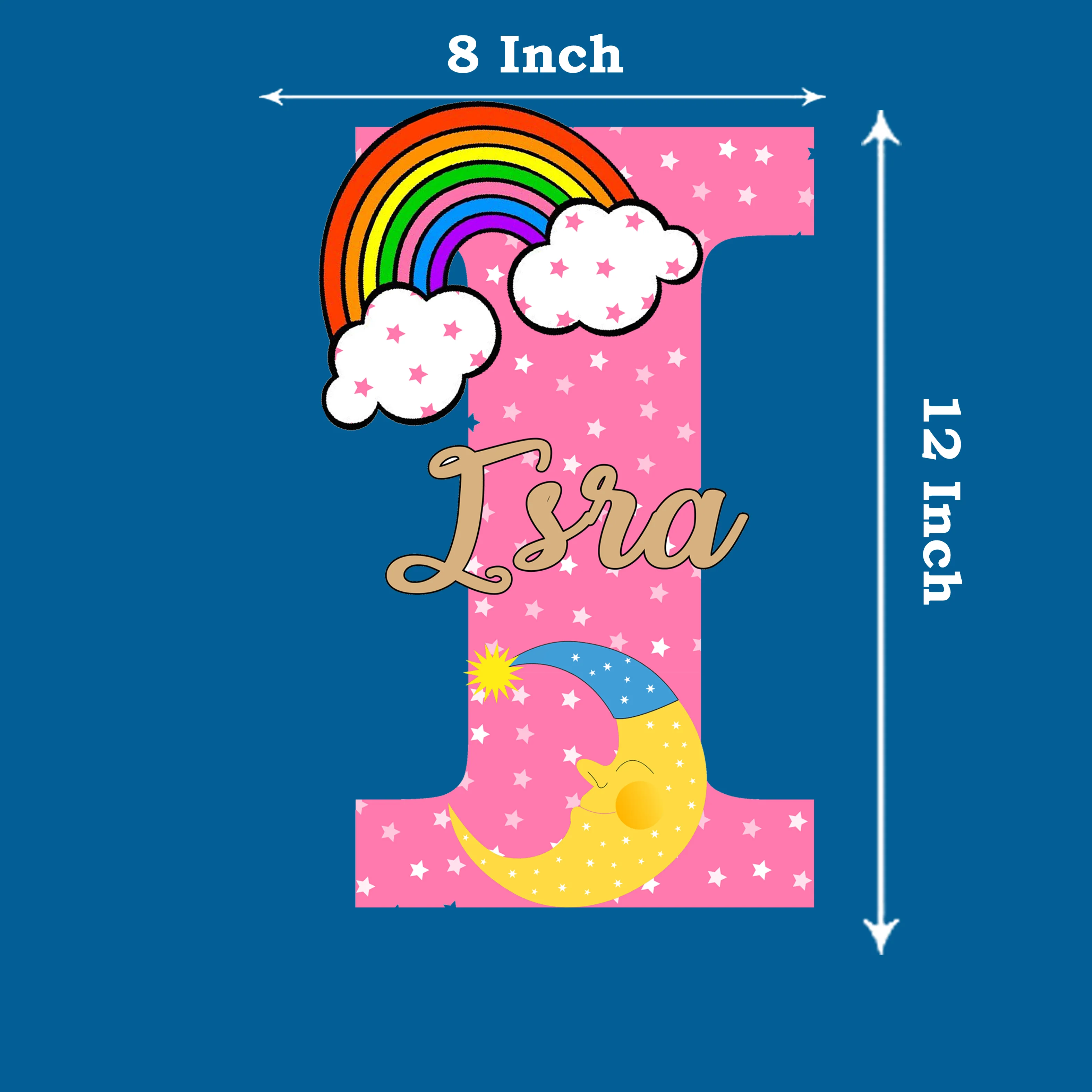 Rainbow Theme Name Plate - Image 3