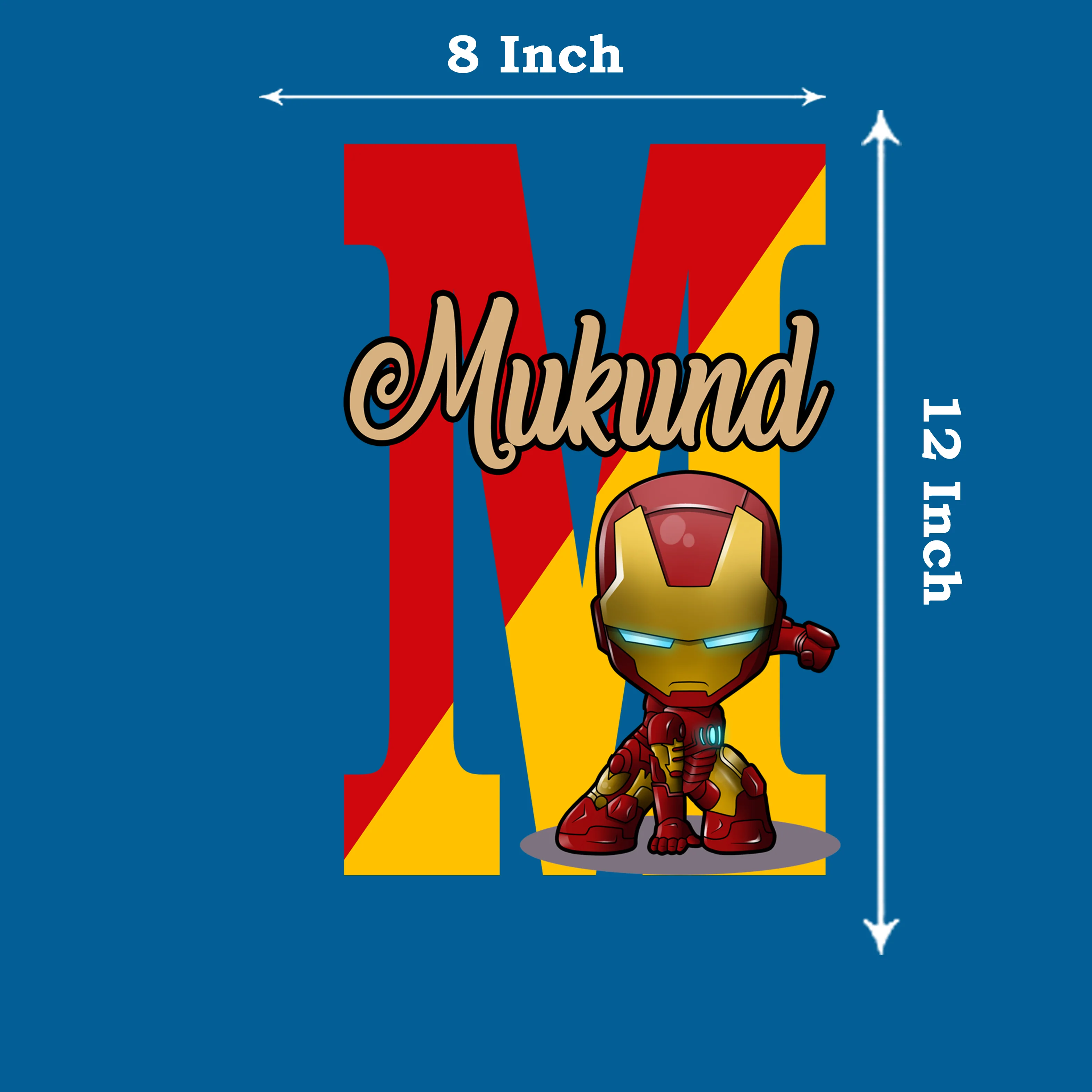 Ironman Theme Name Plate - Image 3