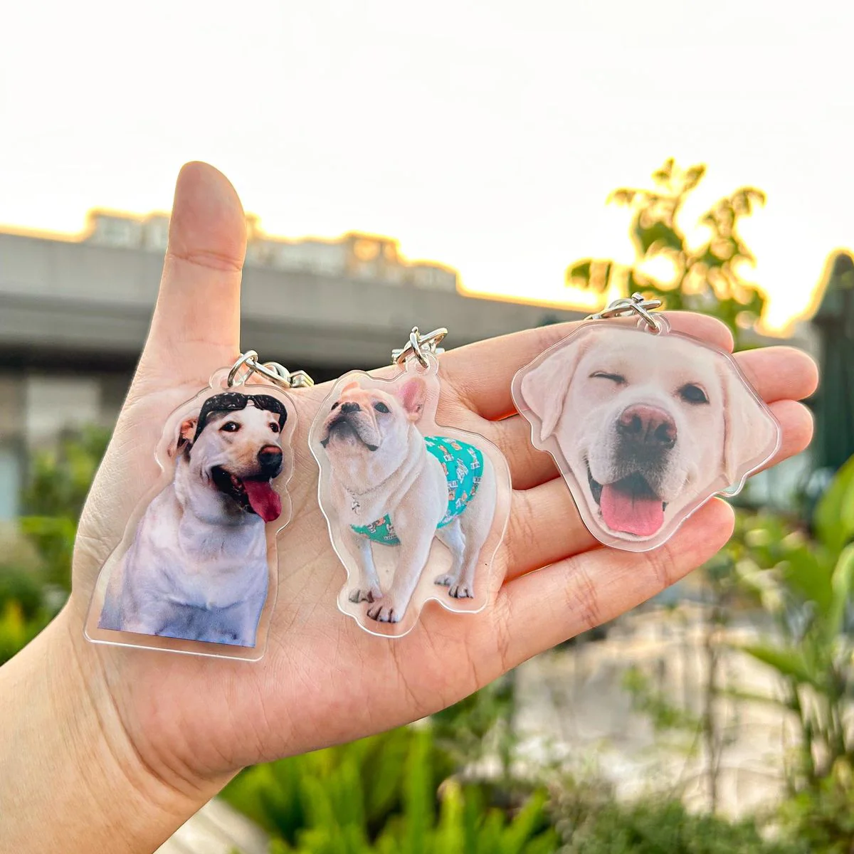 Personalised Pet Photo Acrylic Keychain - Image 2