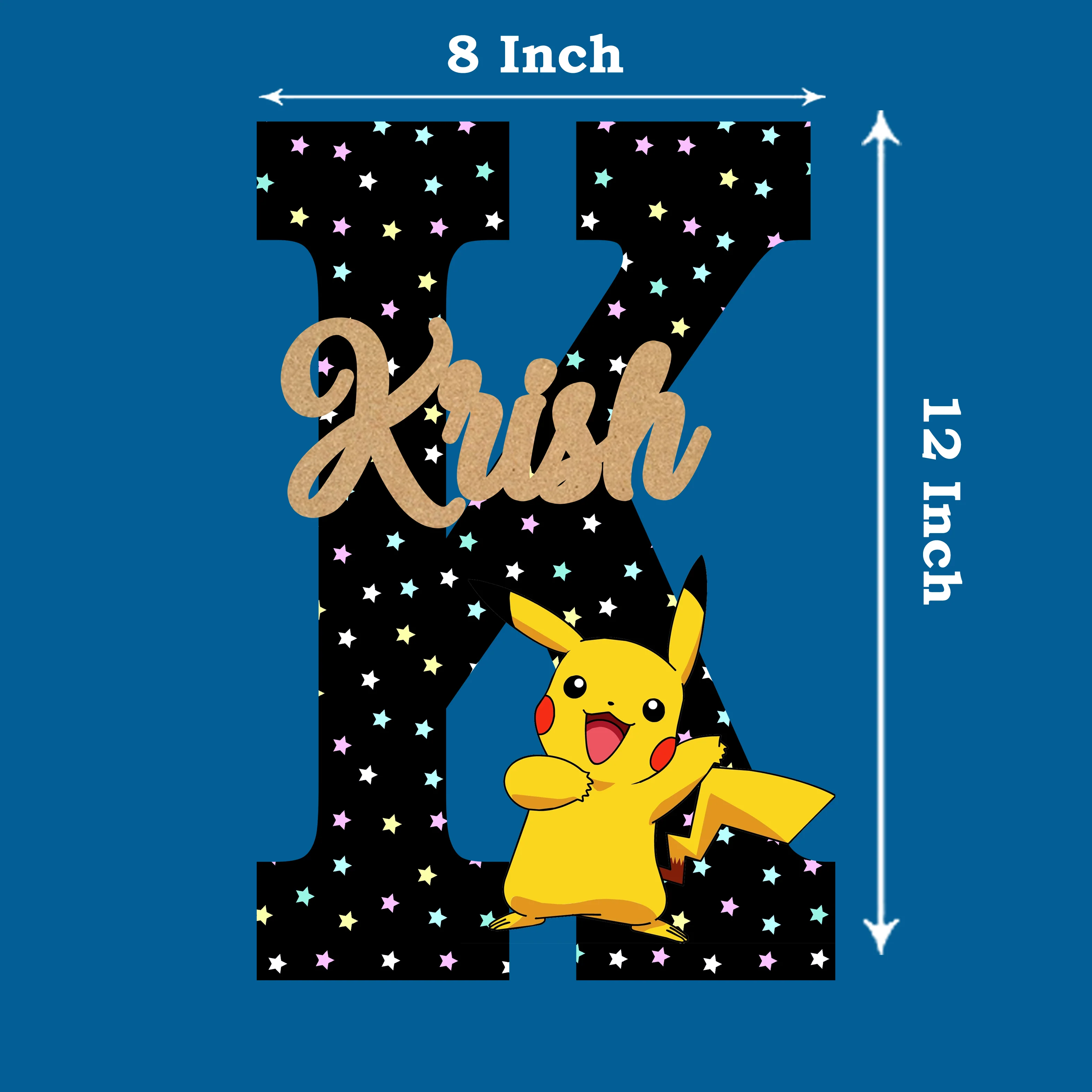 Pikachu Theme Name Plate - Image 2