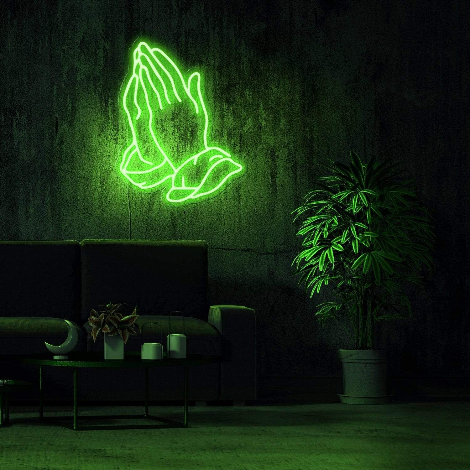 PRAYING HAND Neon Sign - Image 3