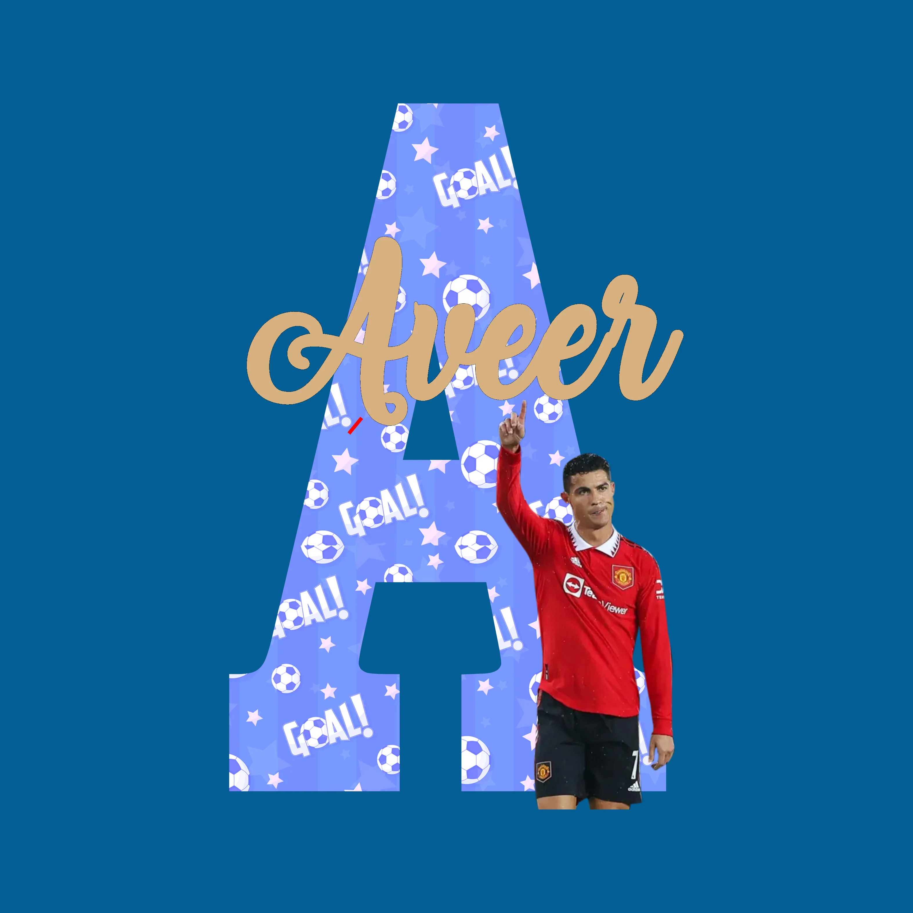 Football Theme Name Plate  2.O - Image 2