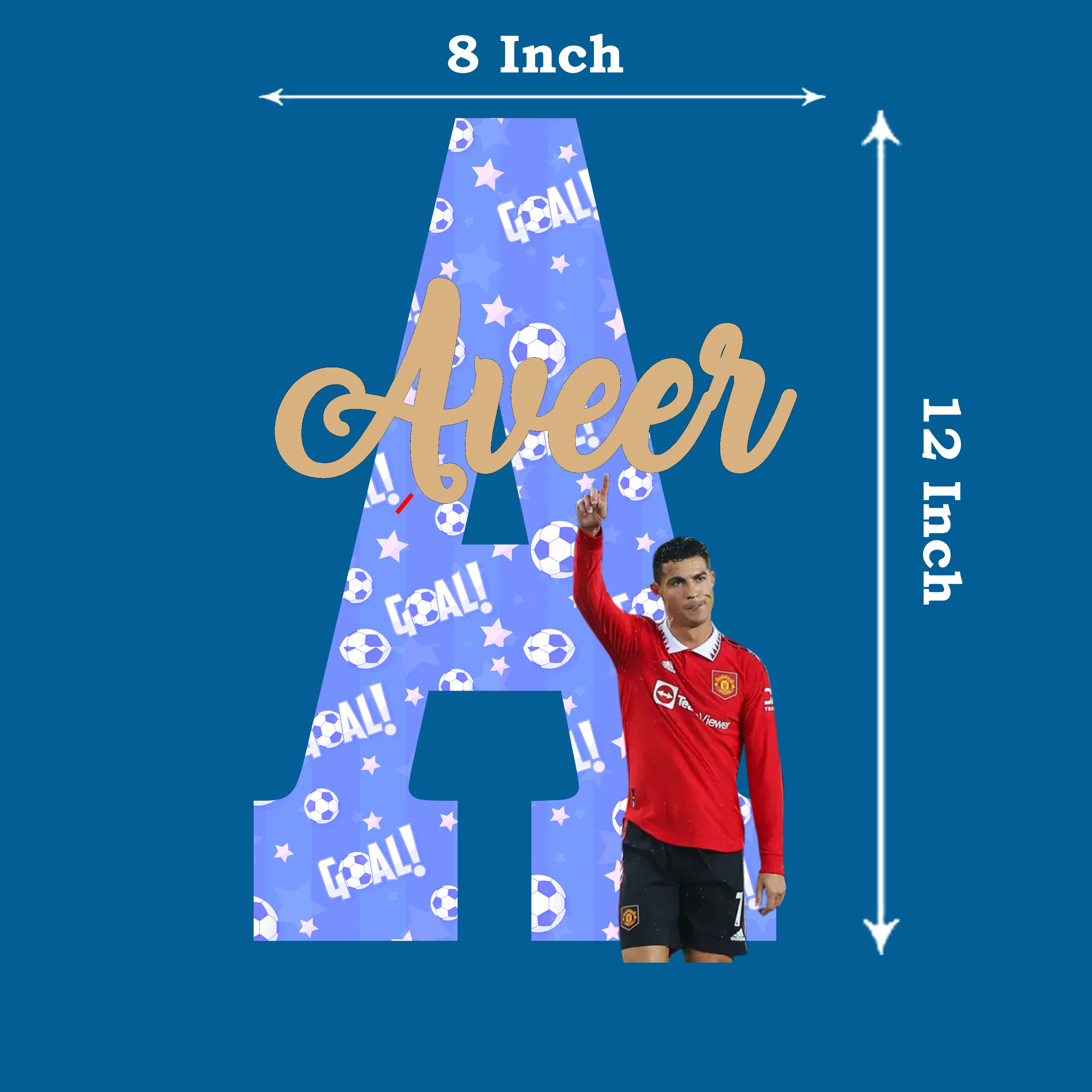 Football Theme Name Plate  2.O - Image 3