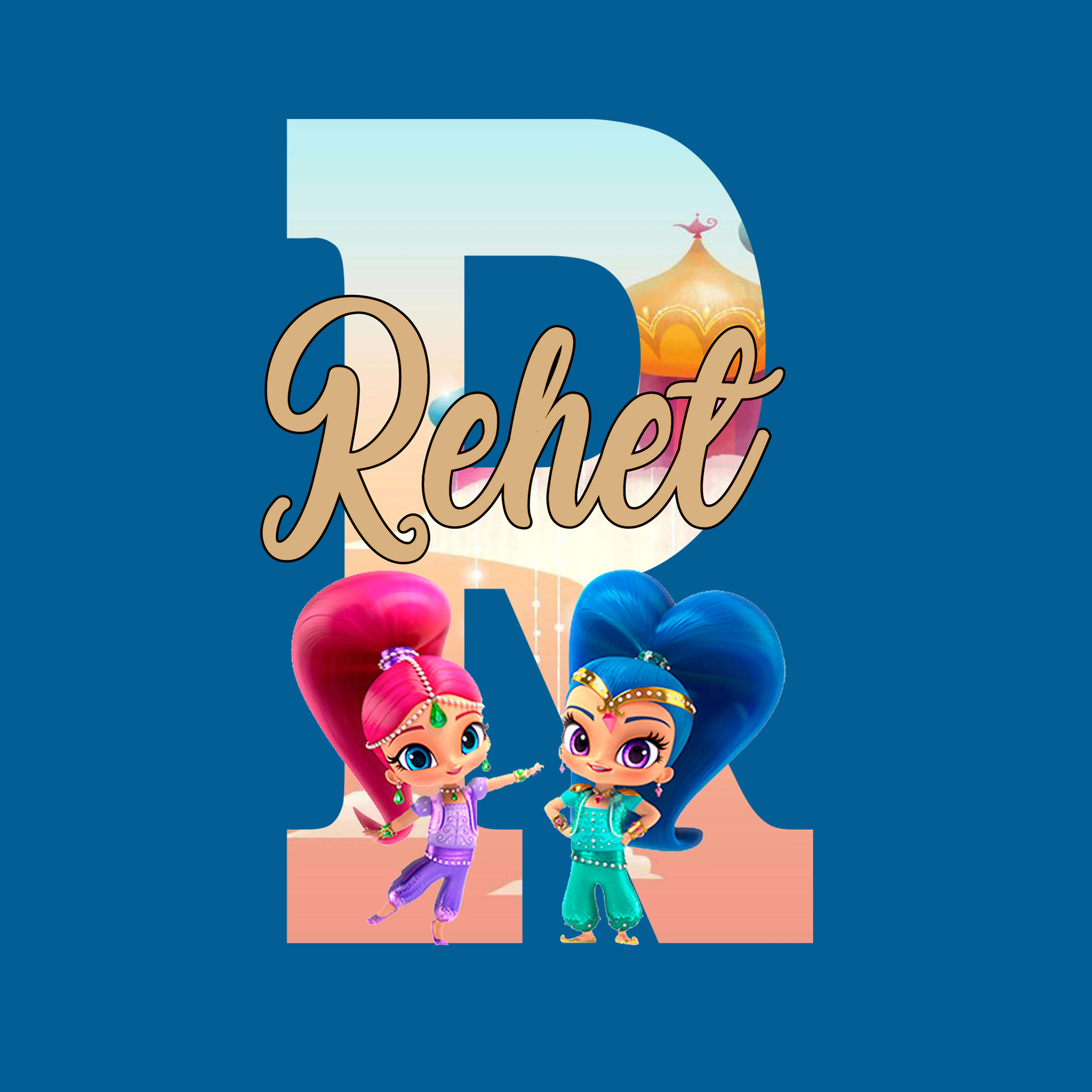 Shimmer and Shine Theme Name Plate - Image 2
