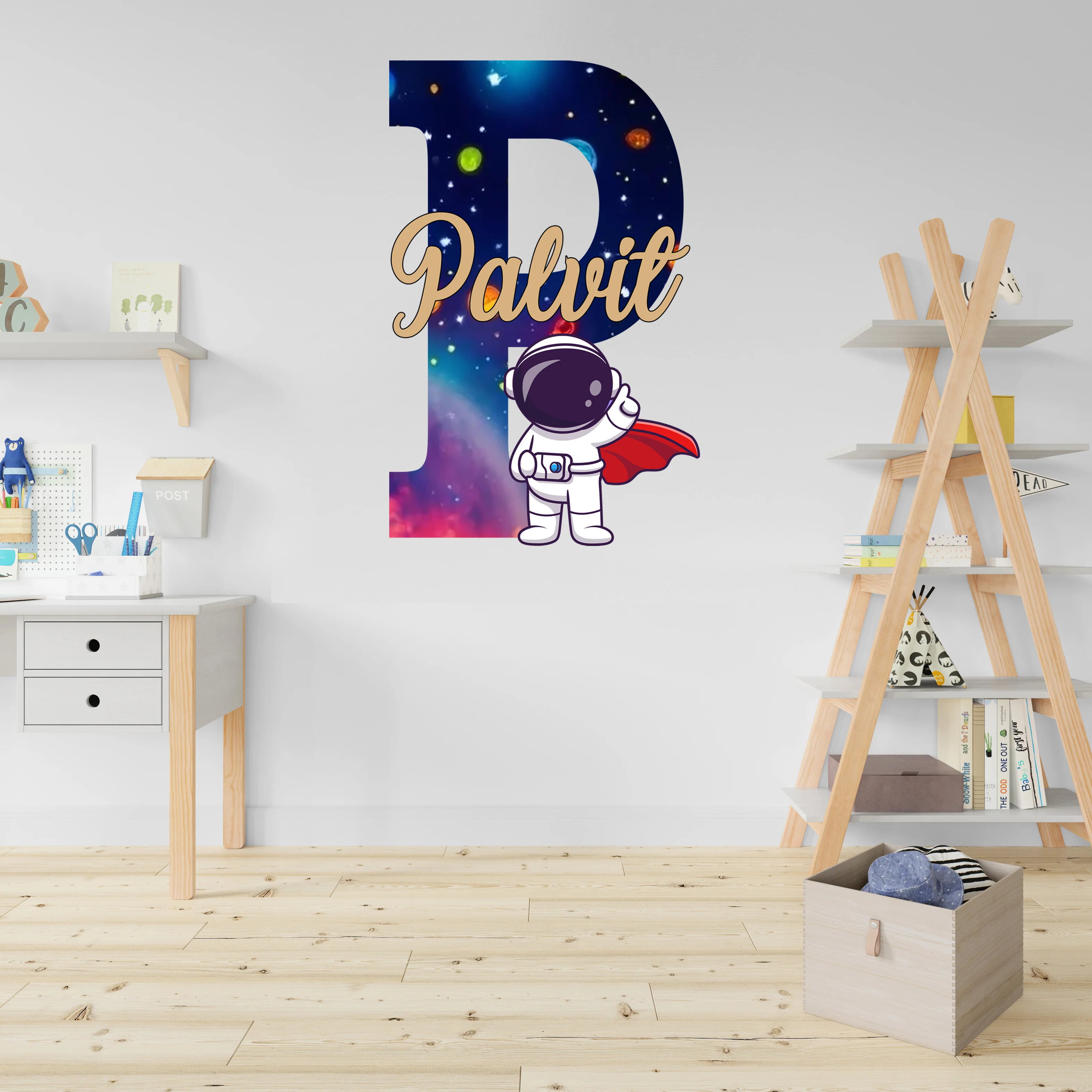 Astronaut Theme Name Plate